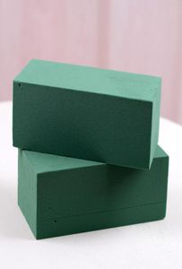 10st Floral Blocks Brick Flower Holder Florist Flower Styro Green Bricks Applied Dry or Wet For Artificial Flowers Q11269150643