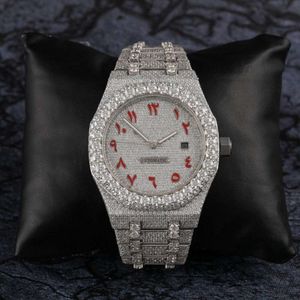 Luxury Looking Fully Watch Iced Out For Men woman Top craftsmanship Unique And Expensive Mosang diamond 1 1 5A Watchs For Hip Hop Industrial luxurious 5528