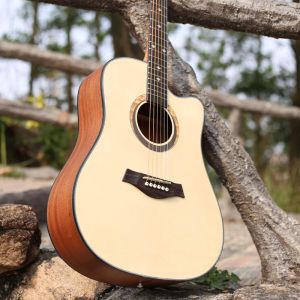Cabos de 41 polegadas guitarra guitarra spruce Spruce Sapele Iniciante Notch Guitar Guitar Excelentes instrumentos musicais AGT60