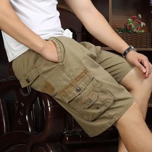 Bermuda Short Pants for Men Combat with Zipper Half vandring Mens Cargo Shorts Hevy Wheve Whate Cotton Big and Tall Casual Designer Y2K 240401