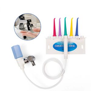 Irigators Sözlü Irrigator Kit 5 Nozullu Diş Temizleyici Jet İnterdental Spa Su Dental Diş Hal İŞLETME Dişleri Temizleme Araçları DSG