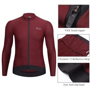 Mountain Bike Clothing Männer Fahrrad Trikot Set Pro Team Road Bicycle Wear Herbst Frühling Dünne Langarm -Reitanzug Full Kits