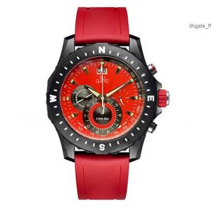 2024 Design Racing Style Mens Watches montre de luxe Japan Quartz Movement Automatic Date Dial Male Clock Designer Man Sports Fitness Wrist Watch Rubber Strap