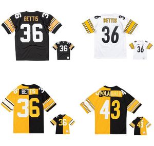 Stitched football Jerseys 36 Jerome Bettis 1996 mesh Legacy Retired retro Classics Jersey Men women youth S-6XL