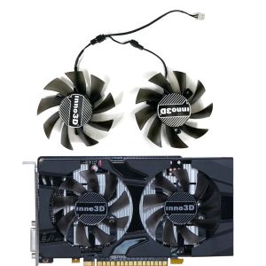 Pads 75mm T128015SL CF8015L12S 0.19AMP 2Pin Graphics Card Cooler Fan for Inno3D GeForce GTX 1050 GTX 1050Ti Video card cooling fan