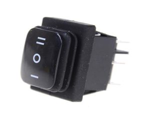 Akıllı Ev Kontrolü Onoffon 12V 6pin DPDT Rocker Switch Su geçirmez kendi kendine kilitleme dikdörtgen anlık araba teknesi siyah1641116