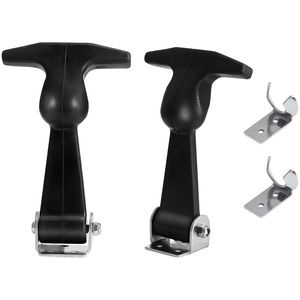 2 PCs Handle T Hasp Rubber Draw Truck Peças do caminhão Motor Flexível Latches Hardware de caixa de madeira