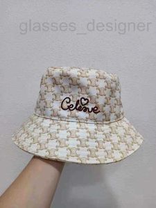 Ball Caps Designer C Family Milk White/Golden Brown Cotton Letter Embroidered Fisherman Hat ins High Quality Summer Sunshade K14E 7TFW