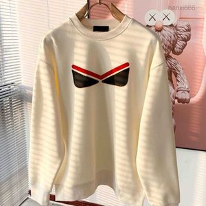 Yüksek kaliteli kazak menswomens High Street Şeytan Göz Basılı Grafik Sweatshirt Sıradan Gevşek Trend Uzun T