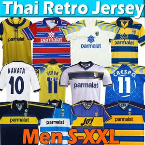 BUFFON Parma Anniversary soccer Jerseys 93 95 97 98 99 00 01 02 03 retro FUSER BAGGIO CRESPO ORTEGA CANNAVARO classic vintage jersey Football shirt camisa