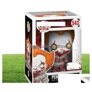 Action Toy Figuren Pop Clown zurück zum SO Hand Office -Modell Es Dekoration Pennywise Master Version 5438057364 Drop -Lieferungspflichte DHFQN