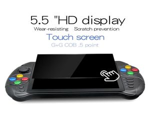 Powkiddy X15 Andriod Handheld Game Console Nostalgic Host 55 tum 1280720 Screen Quad Core 2G RAM 32G ROM Video Player5540990