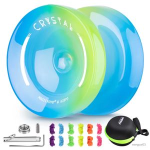 Yoyo Magicyoyo Crystal Yoyo K2 Professionelles Reaktionsangebot für Kinder Anfänger Dual Zweck Yo-Yo für Advanced + nicht reagierende yo