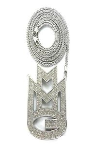 Cara New Iced Out Maybach Music Group MMG подвеска 36 Франко сети макси ожерелье хип -хоп emen039s Chokers nearla257k36844750