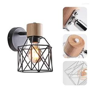 Wall Lamps Industrial Vintage Wire Cage Sconces Lights Lighting Fixtures Bedside Lamp For Living Room Restaurant Home Decor Luminaire