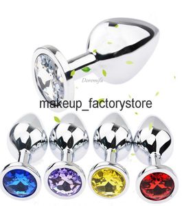 Massage Anal Ball Amplifier Metal Ball Bullet Shape Stainless Steel Prostate Massager Insert Ass Male and Female Sex Toys Adult PR1452859