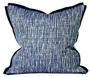 Poduszka moda fajna niebieska abstrakcyjna dekoracyjna poduszka/almofadas case 30x50 45 50 55 Europejska nowoczesna okładka dekorowanie domu