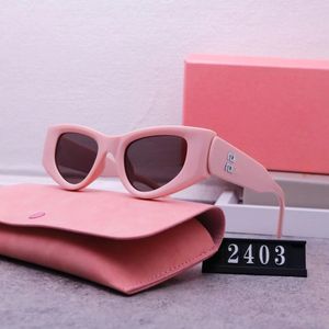 Masowe kocie oko oko oka słoneczne luksusowe designerskie okulary przeciwsłoneczne m shades modne kobiety okulary słoneczne logo UV400 z pudełkiem 2403