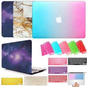 Przypadki dla Apple MacBook Air 11 „13”/Retina Pro 13 „15”/New Air 13 ”A1932/12” (A1534) Hard Shell Laptop Case + Okładka klawiatury