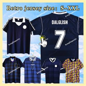 SCoTlaNd Football Shirt Retro ScoTTisH Vintage Soccer Jerseys Classic Men's Top Home Away Navy Blue 78 87 88 89 91 82 93 94 96 98 00 02 1998 2000 2002 DALGLISH MCCOIST s m xxl