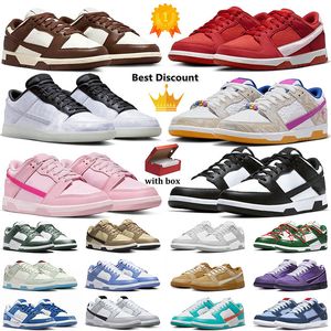 nike dunk low dunks duncks dubks Plattform Top Sneakers Männer Frauen Laufschuhe Dreifach Rosa Herren flache Turnschuhe 【code ：L】