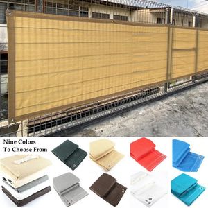 Anti-UP HDPE Sunshade Net Garden Buildings Creats Sun Sail Balcony Privation Fence Screen Screen Tear Seting Net Terrace Awning палатка 240329