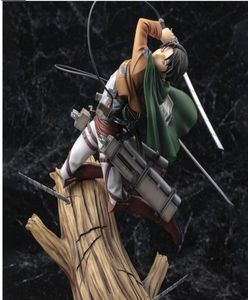 Attack on Titan Artfx J Levi Renewal Package Ver PVC Action Figure Anime Figure Model Toys Collectible Doll Gift1429618