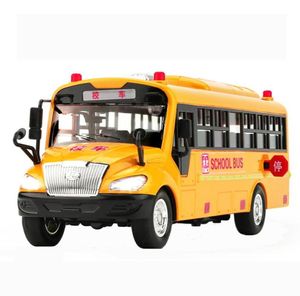 Big Size Inertial School Bus Vehicle Model Lighting Music Cars Toys For Children Boy Kids Gift8815953