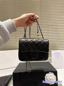 Womens Luxury Bag Classic Mini Flap Bag Square Quilted Purse With Silver Bead Ball Metal Hardware Matelasse Chain Crossbody Shoulder Bag Handbags 6 Colors 17CM