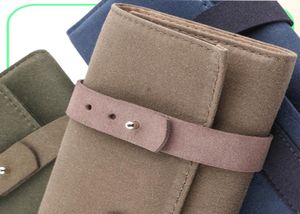 Canvas Nylon Oil Wax Watch Pouch Bag Tools Watch Case Holder Organizer Portable Watches Smyckes Display 007 Waterproof 221467937