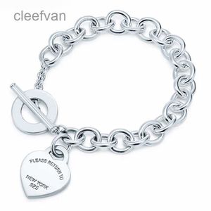 Charm Designer Bracelets 100% Sterling Sier Original Authentic Classic Key Heart Gift Exquisite Wedding Women Bracelet Jewelry