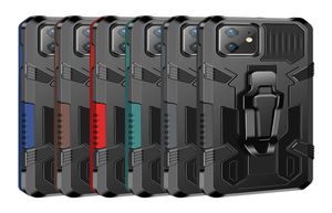 Odporny na wstrząsy Rugged Belt Clip Stand Cuts dla iPhone 12 Pro Max 13 11 XS XR x 8 7 6 Plus twarda pokrywa 8697188