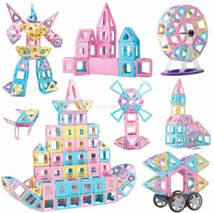 Blocchi giocattolo di decompressione per bambini magneti giocattolo set di costruzioni colorate giochi magnetici Building Buildings Montessori Toys for Girls Boys Babies Development 240412