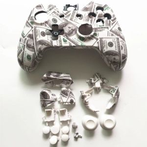 Случаи для Microsoft Xbox One Controllers Беспроводная замена крышки Полная установка настраиваемое набор кнопок оболочки сотни долларов мод