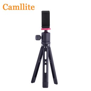 Tripodi Camllite LT4 da 10 kg Tripode da tavolo portatile per la fotocamera per cellulare gimbal Smartphone flessibile per viaggi a LED LED Flash Light Flash Light