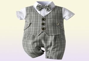 Bambini039 Suit Baby Boy Birthing Birthday Outfifit Kids Tappet Plaids Abita per il nozze di nozze con abiti formali per matrici neonati neonati 5888806