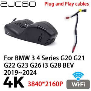 ZJCGO 4K 2160P CAR DVR Dash Cam Camera Video Recorder Plug and Play för BMW 3 4 Series G20 G21 G22 G23 G26 I3 G28 BEV 2019 ~ 2024