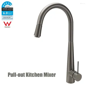 Kökskranar kylins drar ut duschar för badrumskranen Sink Grey Water Mixer Gunmetal Accessories Roman Erbjudande TAP