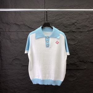 2 NOWOŚĆ MODY LONDYNY ENGLAND POLOS Koszulki Męskie Designerowie Polo koszule High Street Hafdowanie drukowania T-koszuli Summer Cotton Casual T-Shirts #6766a