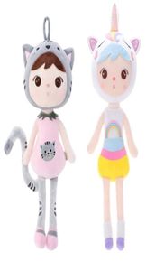 2pcs 45cm Novo Metoo Cat Doll Plush Palhado Animal Kids Toys for Girl Birthday Birthday Christmas Presente VIP para LJ209054882