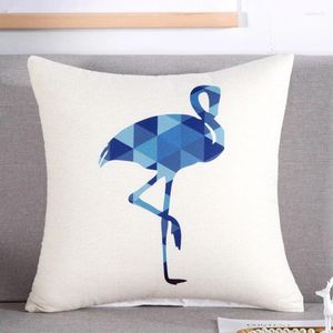 Pillow Flamingo Pillowcases Decoration Animal Cover 45x45 Simple S 45 Living Room Cartoon Cute Home E1506