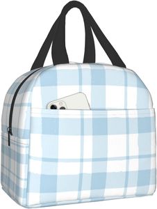 Torba na lunch kratę kontrolną izolowaną torbę na lunch chłodnica termiczna dla dorosłych w szkole piknik piknikowy