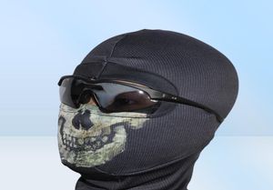 Nowa czarna maska ​​Ghost 6 Czaszka Balaclava Hood Hood Cycling Drusaków ciepła pełna twarz Ghost8612279