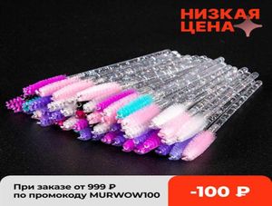 500pcspack jednorazowe kryształowy szczotka do rzęs grzebienia rzęs rzęs Extene Mascara Wands Makeup Professional Beauty Tool299J9297590