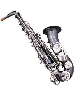 Yüksek kaliteli Almanya JK SX90R KEILWERTH ALTO SAXOPHONE EB Düz Siyah Profesyonel Müzik Enstrüman Vaka Ağızlık Eldivenleri4890603