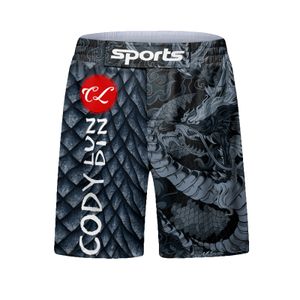 NEW Designs BJJ Men's Boxing Pants 3d Printing MMA Shorts Kickboxing Fight Grappling Short Panda Muay Thai Shorts