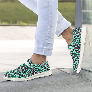 Scarpe casual istantarts Fresco stampato leopardo piatto scivolano su mocassini maschili lavoro elegante estate traspirante per uomini e donne zapatos