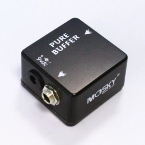 Кабели Mosky Pure Buffer Guitar Effect Pedal Tone Buffer 9V Мини -гитарная педали Чистая полнота металлическая оболочка гитарные аксессуары