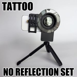 Lieferungen polaroid Tattoo Fotografie Set.Kein Reflexions -Tattoo -Foto -Video.Kein Blick mit Kreuzpolarisationslicht.Cpl Makrofoto