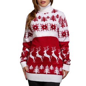 2023 Yeni Kış Anne Baba Eşleştirme Örgü Sweaters Noel Aile Çiftleri Jumperlar Sıcak Kalkıcı Sıradan Örgü Noel Bakış